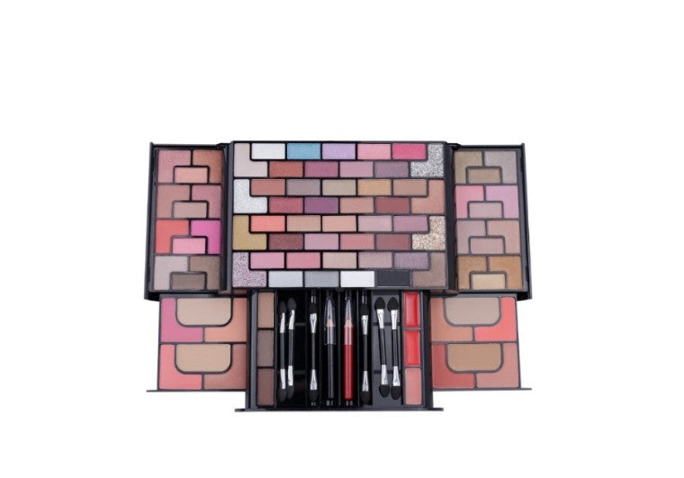 Paleta makeup profesionala Miss Rose, makeup kit, 82 culori