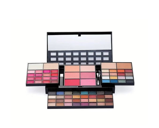 Trusa de machiaj Miss Young, completa, Exclusive Beauty cu 74 culori