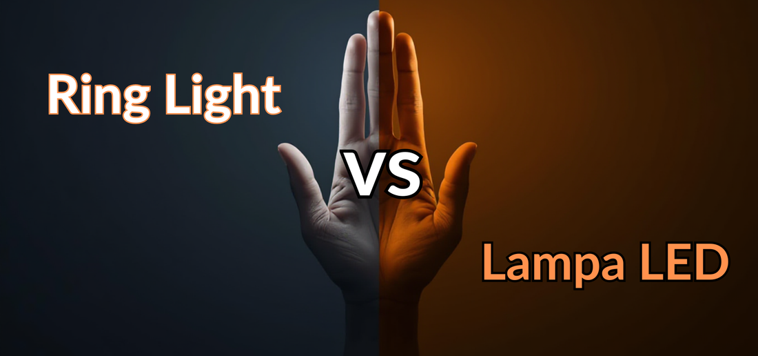 Lampa de masa sau ring light... Care e mai buna pentru tine?