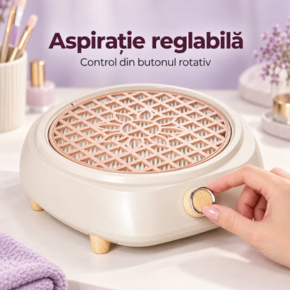 Reglarea intensității aspirației la aspiratorul  BQ-858-15 prin rotirea butonului frontal.