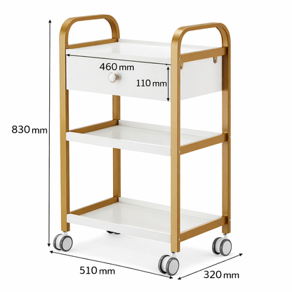 Statie mobila beauty, ucenic profesional cu sertar