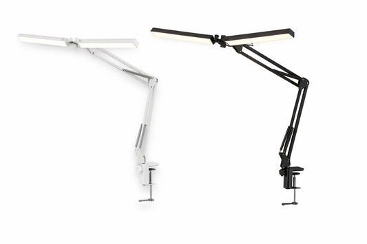 Lampa LED bagheta dubla, cu prindere de masa