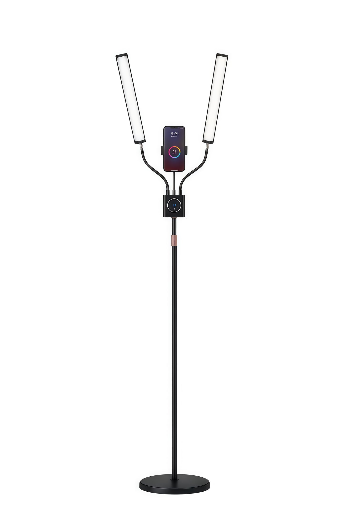 Lampa LED profesionala cu iluminare dubla si suport smartphone – CS-D50S