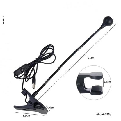 Lampa UV LED Flexibila, prindere clip-on, 5W, USB