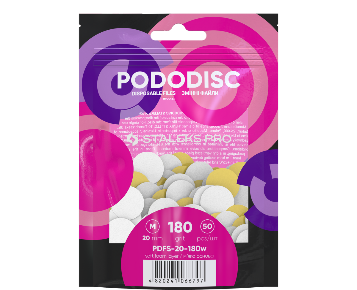 Rezerve pododisc Staleks 20mm granulatie 180 set 50 buc