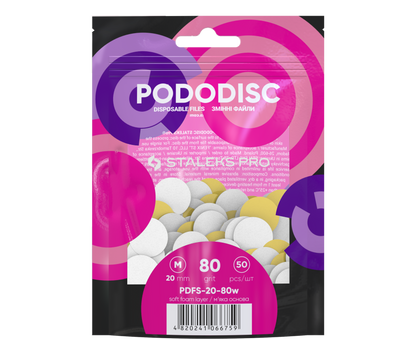 Rezerve pododisc Staleks 20mm granulatie 80 set 50 buc