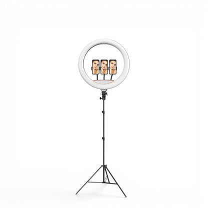 RING LIGHT LED 56cm, 55w, trepied 2m, telecomanda
