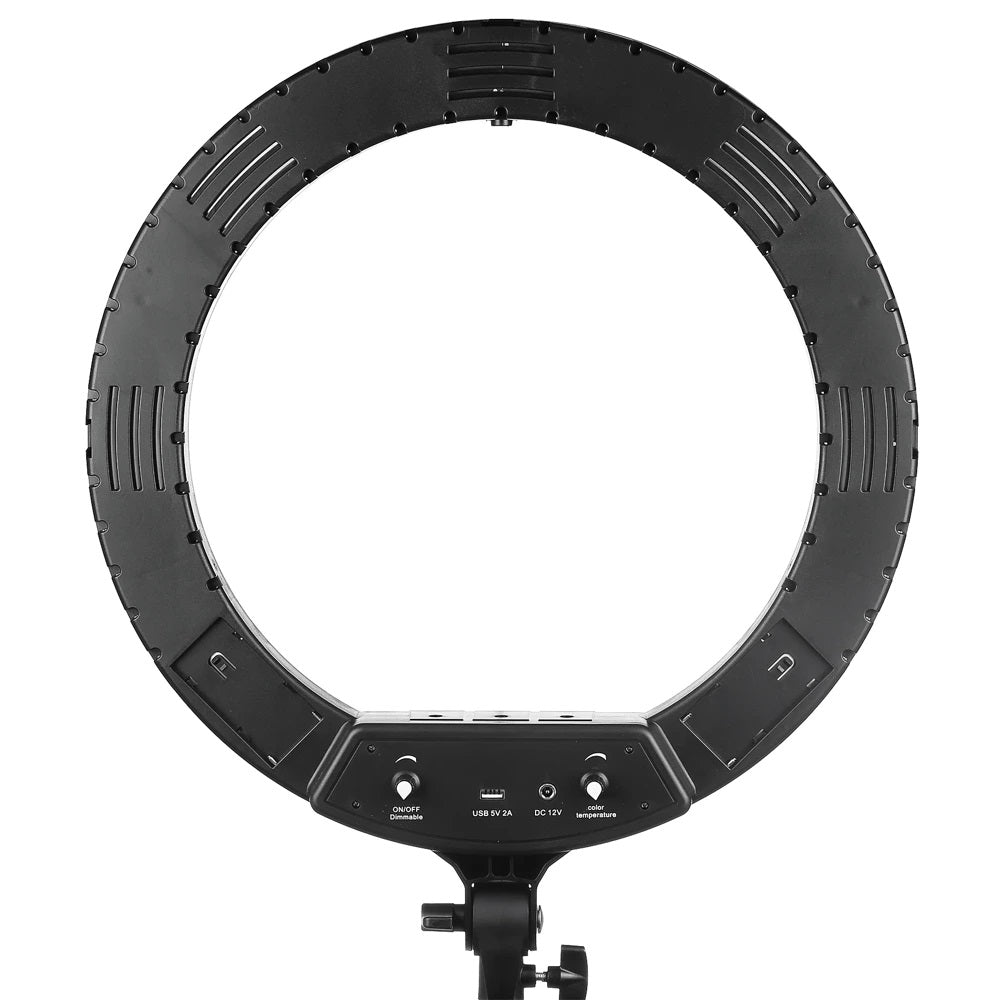 Ring Light M45, 55w, 45cm, oglinda, geanta, telecomanda, suport