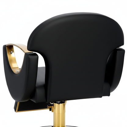 Scaun profesional coafor / frizerie Jayce – Hidraulic | Rotativ | Ergonomic