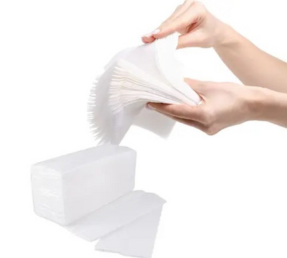 Prosoape hartie pliate V, Premium, alb, 2 straturi, 150 foi