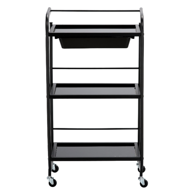 Ucenic metalic cu rafturi din sticla 3-PK-0030