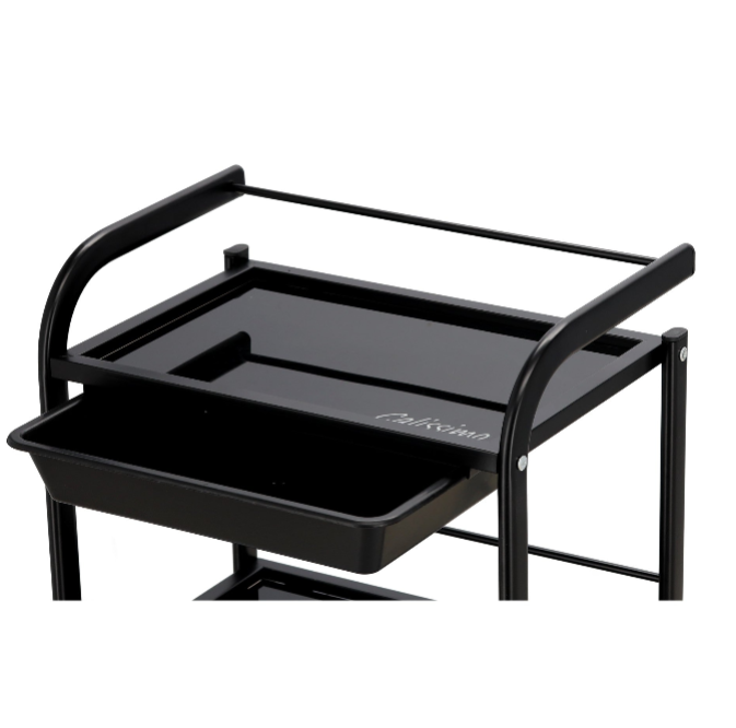 Ucenic metalic cu rafturi din sticla 3-PK-0030