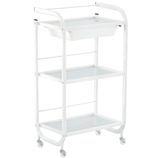 Ucenic metalic cu rafturi din sticla 3-PK-0030