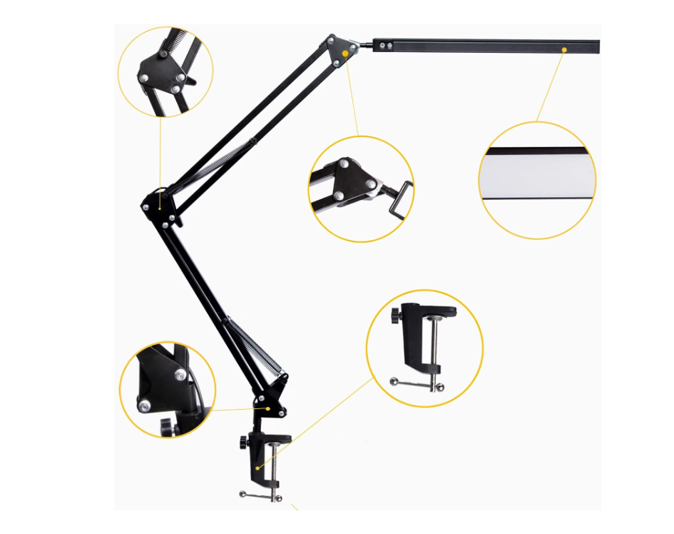 Lampa LED bagheta, cu prindere de masa