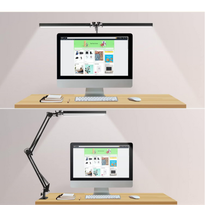 Lampa LED bagheta dubla, cu prindere de masa