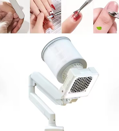 Aspirator Profesional pentru Manichiura UA-002 – Braț Reglabil, Filtru Lavabil si Iluminare LED