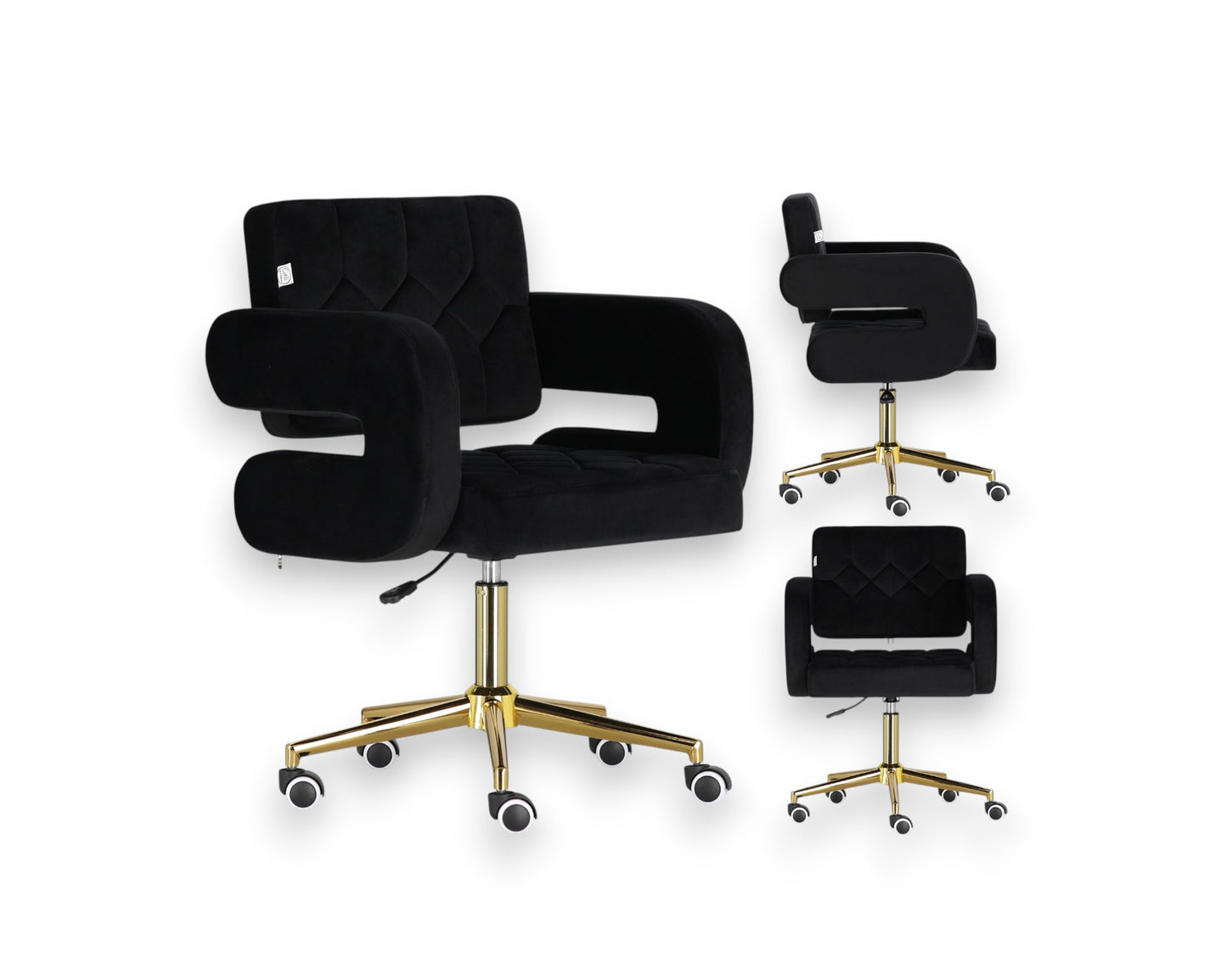 Scaun Profesional Coafor/Frizerie Amalfi | Design Ergonomic | Suport Cromat
