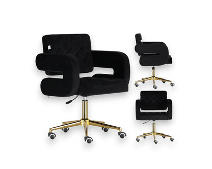 Scaun Profesional Coafor/Frizerie Amalfi | Design Ergonomic | Suport Cromat