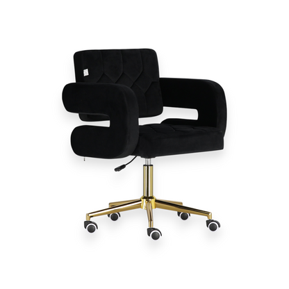Scaun Profesional Coafor/Frizerie Amalfi | Design Ergonomic | Suport Cromat