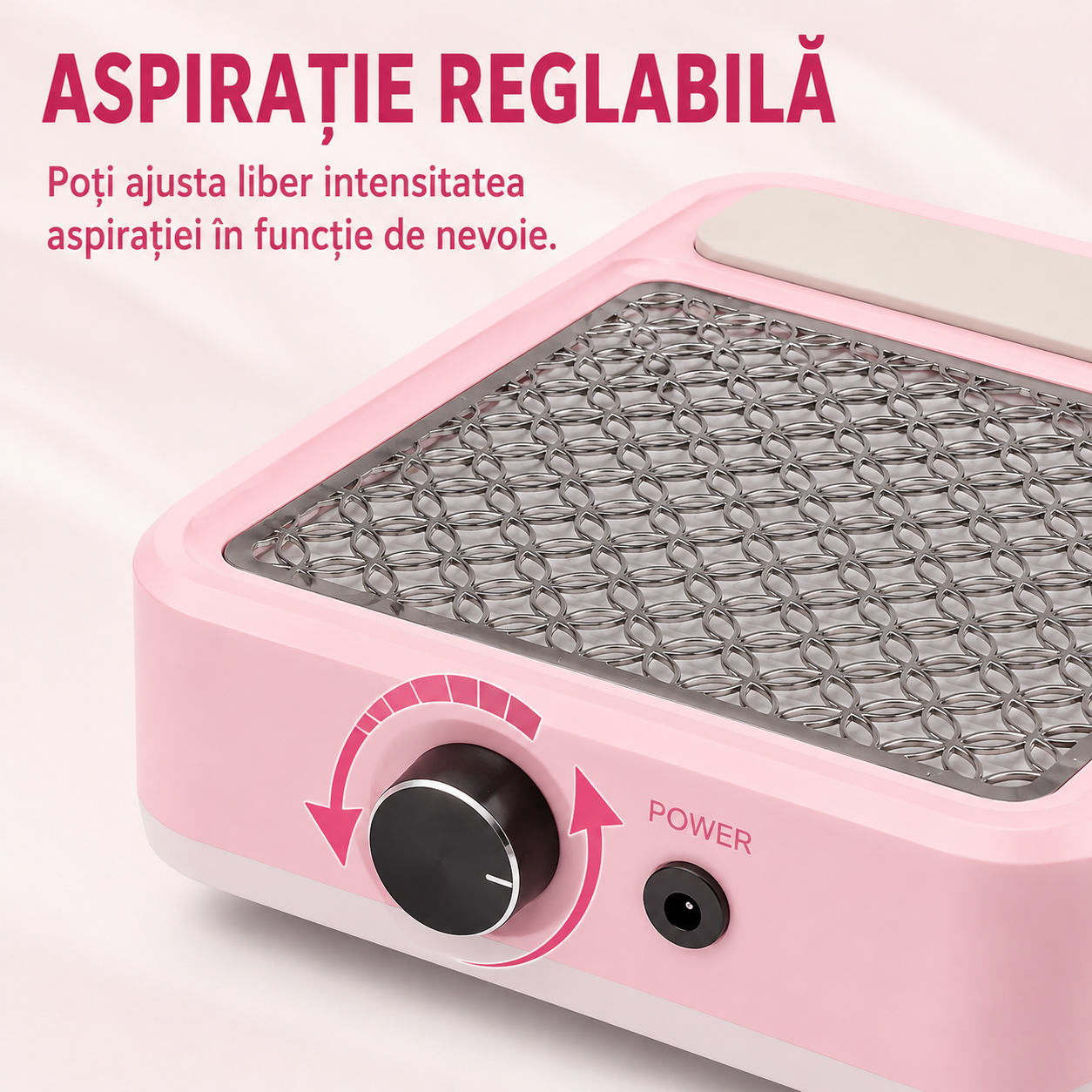 Reglaj al intensității de aspirare pentru aspiratorul profesional 868-1
