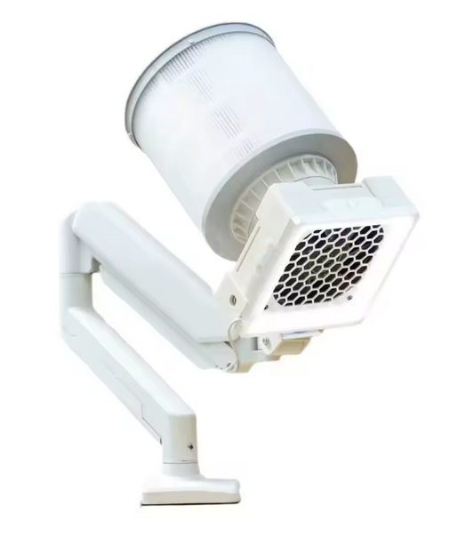 Aspirator Profesional Praf Unghii UA-002 – Brat Articulat, Putere 800 Pa si Iluminare LED