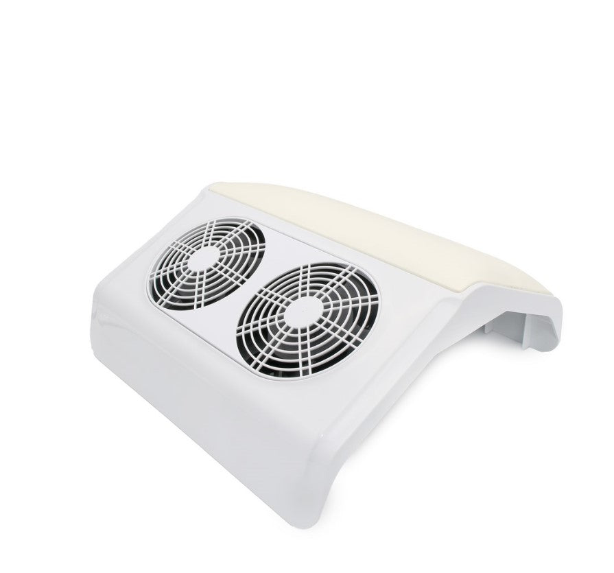 Aspirator praf unghii 60w- SMX, 2 ventilatoare de mare putere, alb,