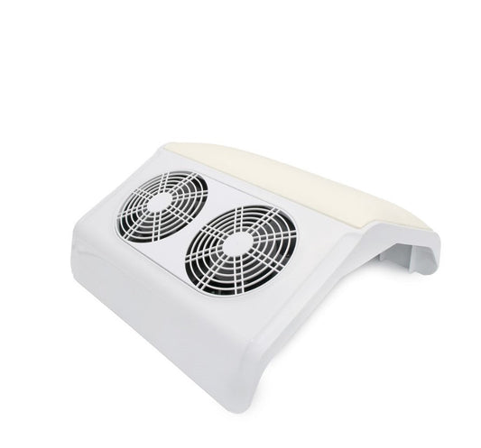 Aspirator praf unghii 60w- SMX, 2 ventilatoare de mare putere, alb,