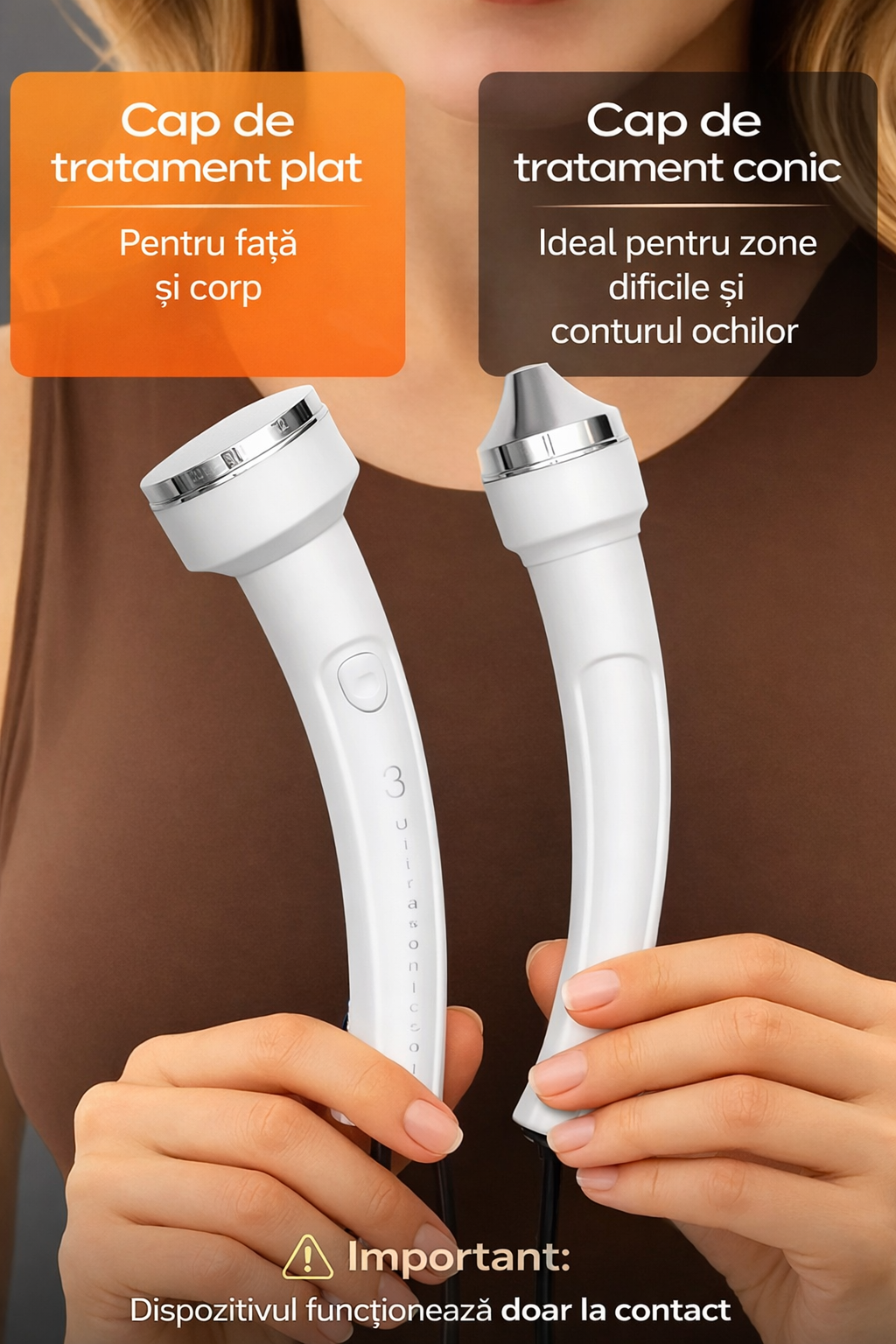 Aparat Facial cu Ultrasunete TODOM Ultrasonic 628A – Pentru Luminozitate si Hidratare