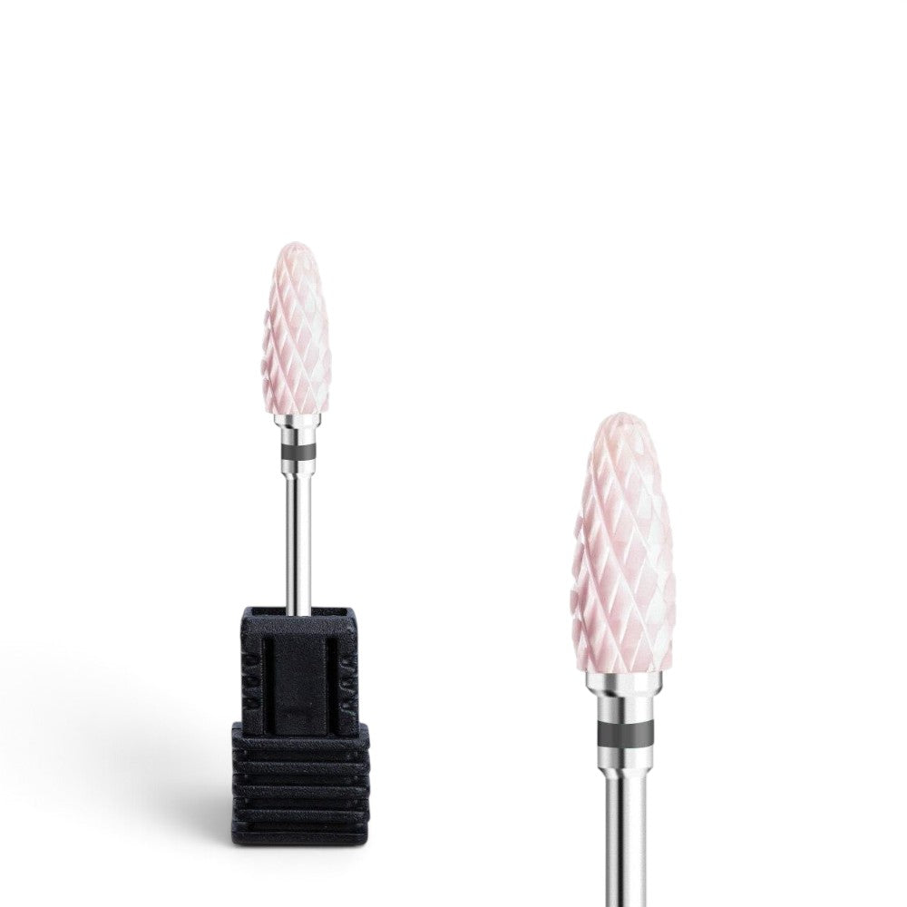 Capat Freza / Bit Ceramic Flacara Roz – Granulatie Extra Dura