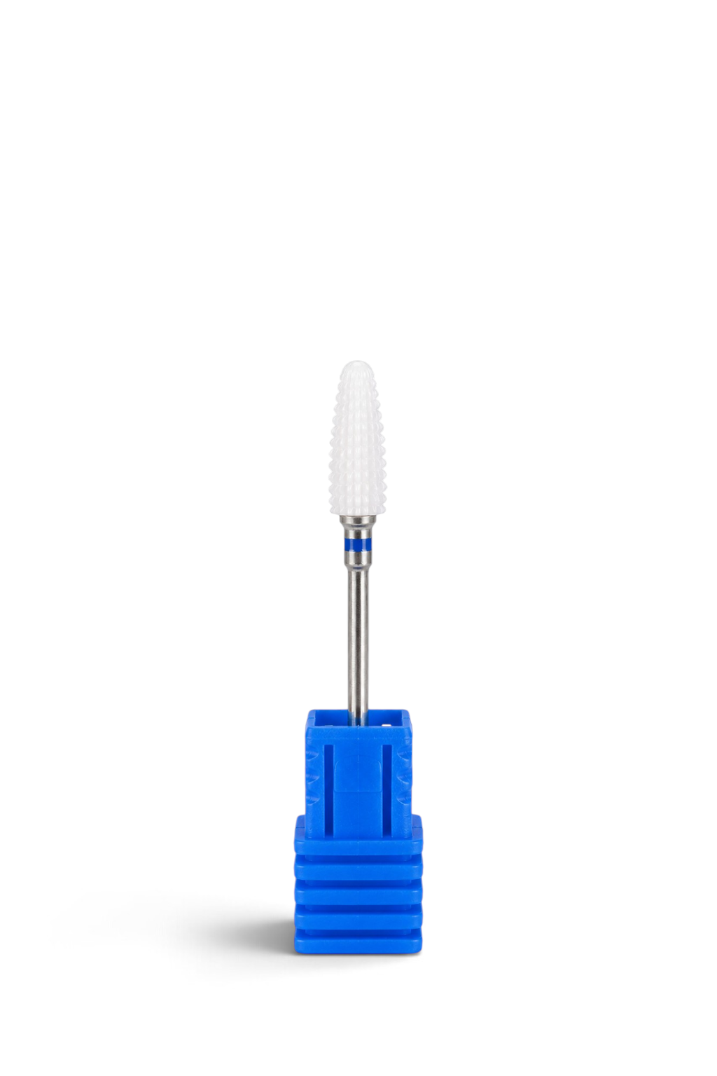 Capat freza ceramic conic alb 5x15mm bit abrazivitate medie.