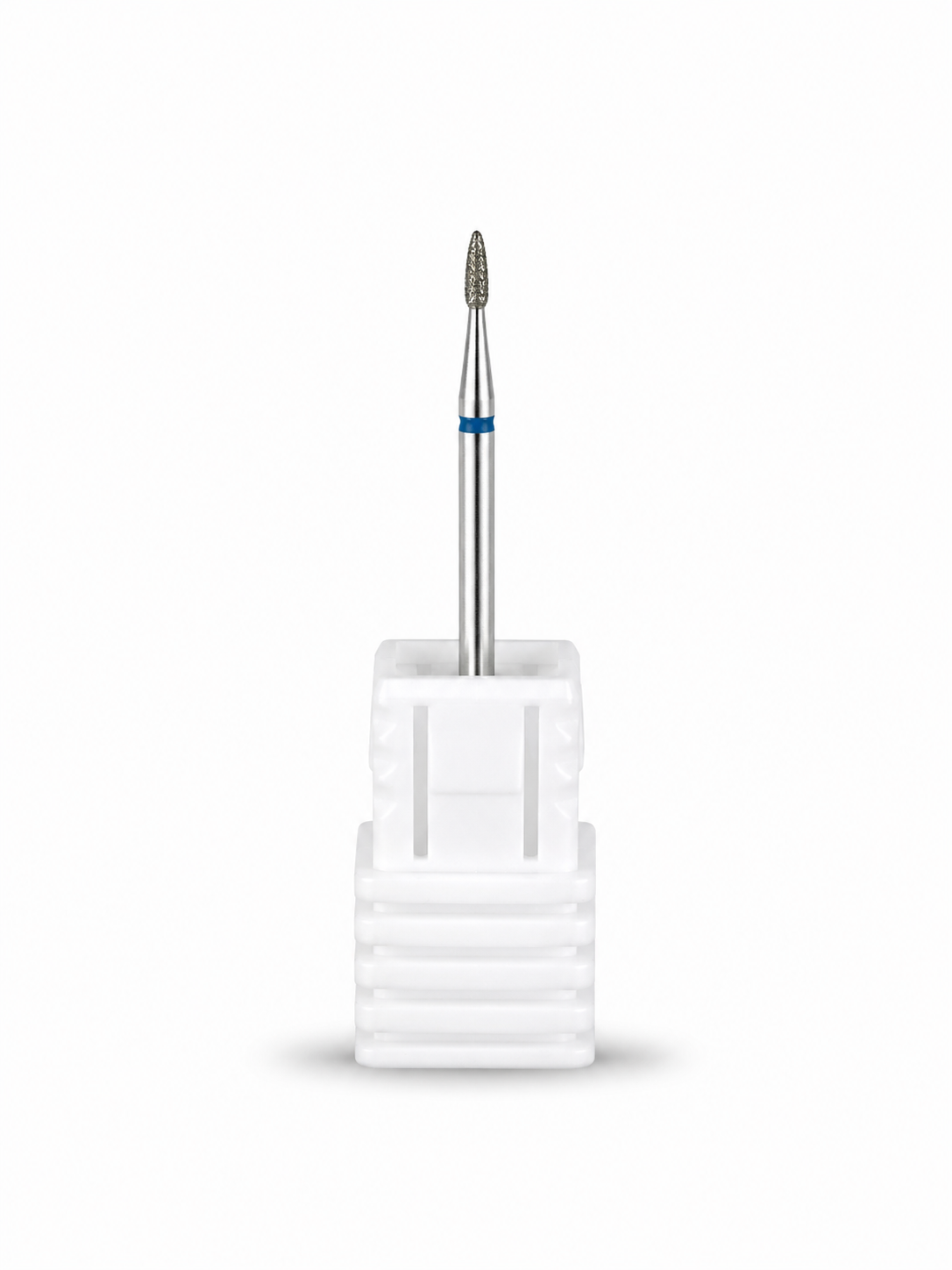 Capat freza diamantat flacara mica albastru 4mm bit abrazivitate medie.
