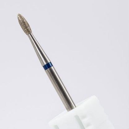 Bit/Capat Freza Diamantat Flacara Mica Albastru 4 mm – Bit Abrazivitate Medie