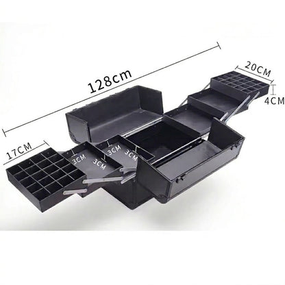 Geanta Cosmetica Grande XL – Organizator Profesional, cu Bareta Umar