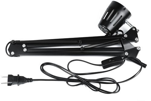 Lampă  LED Beauty Rotunda pentru cosmetică / tatuaje, model alb si negru