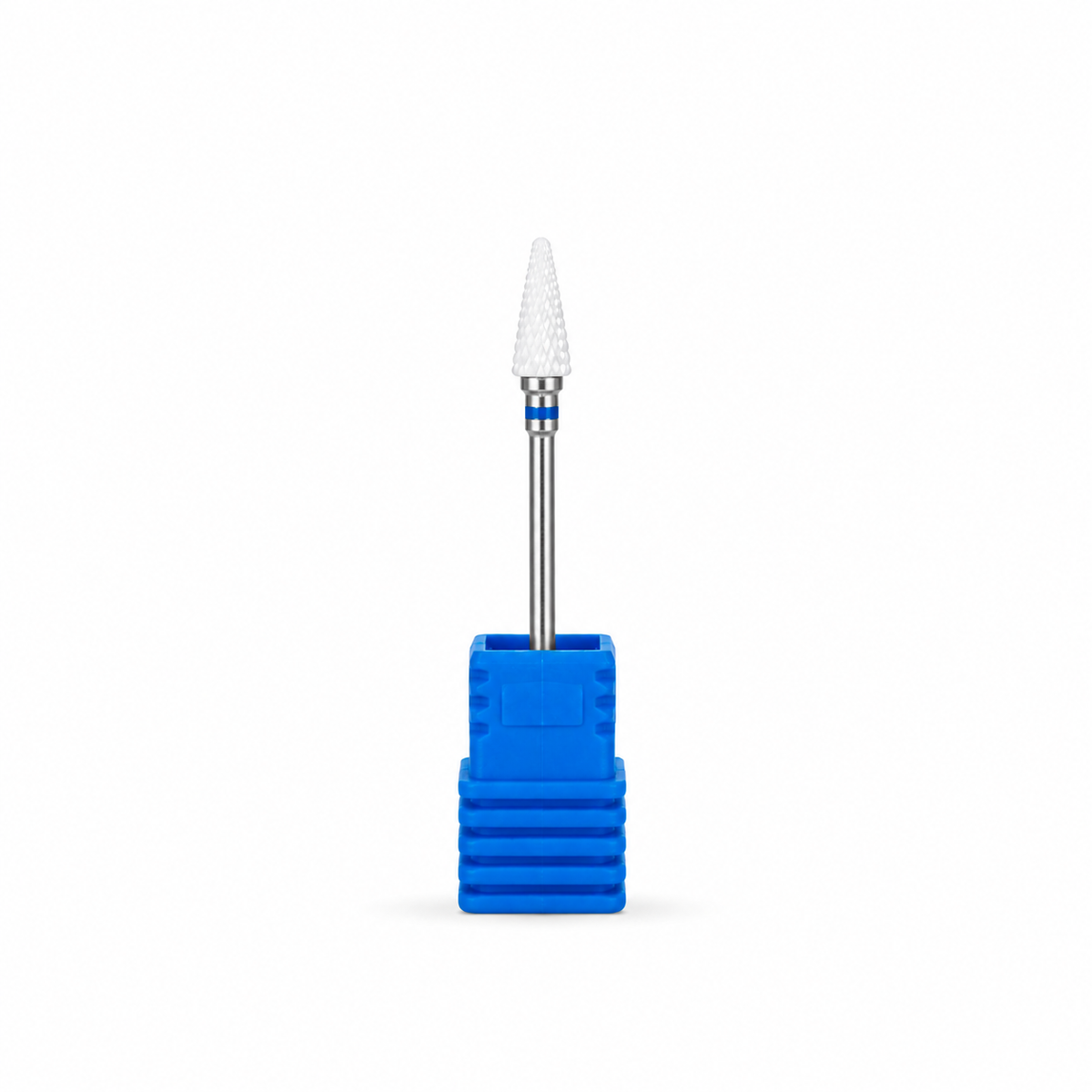 Capat Freza / Bit Ceramic Conic Alb – Granulatie Medie M, D 13/7mm