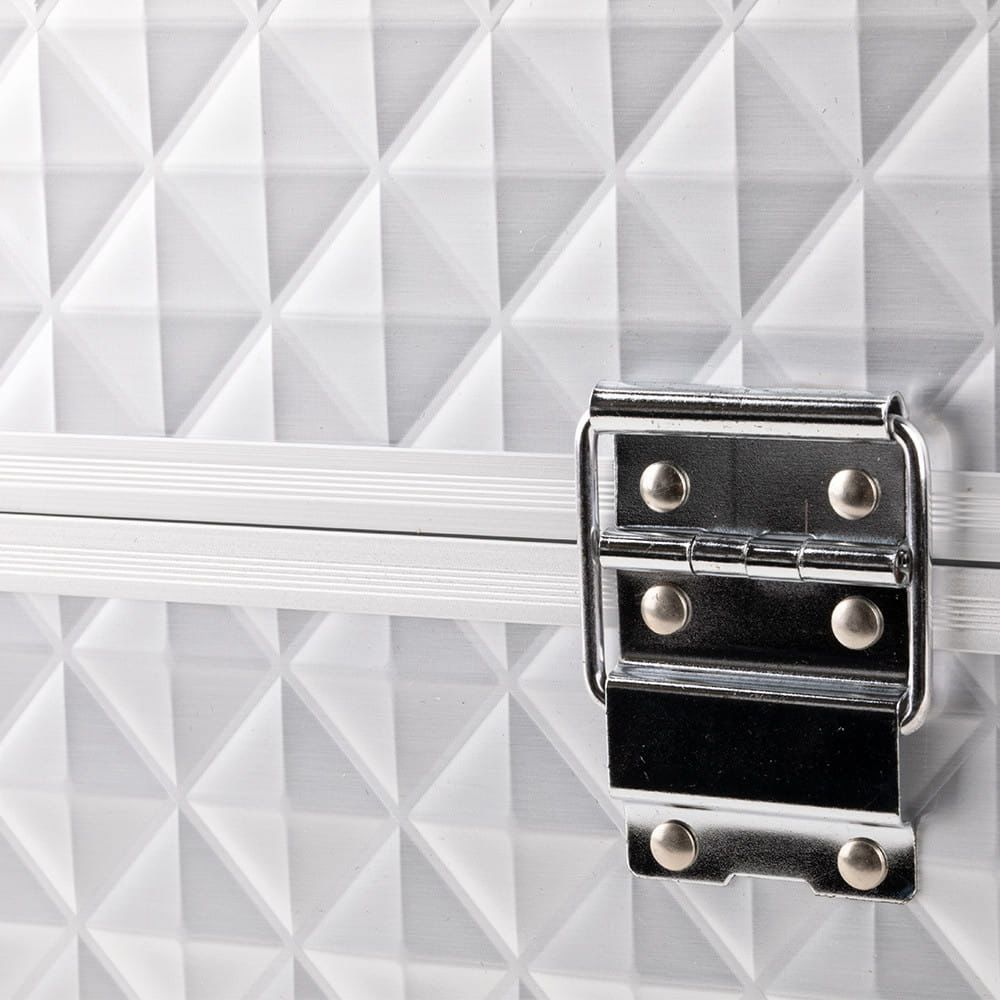 Geanta medie cu organizator | Diamond 3D | SILVER | marimea M