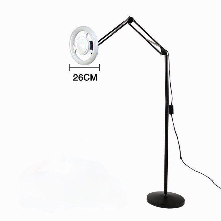 Lampă  LED Beauty Rotunda pentru cosmetică / tatuaje, model alb si negru
