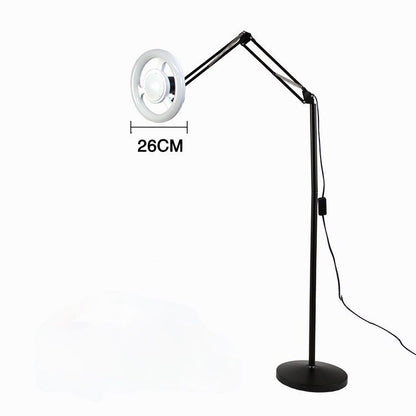 Lampă  LED Beauty Rotunda pentru cosmetică / tatuaje, model alb si negru