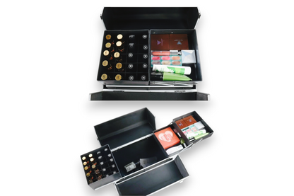Geanta Troler Organizator Profesional C70 – Compartimentat, pentru Machiaj si Manichiura