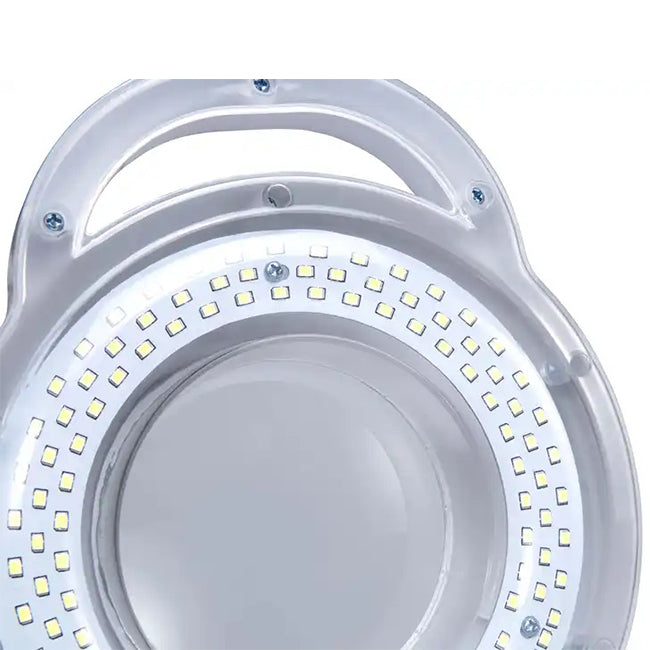 Lampa Lupa Cosmetica cu Stativ Mobil – Baza Floare, Gat Flexibil si Tava