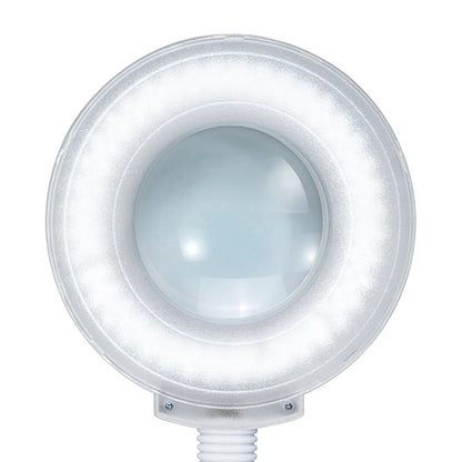 Lampa cu Lupa LED pe Stativ Reglabil – Gat Flexibil, Baza Scoica Stabila