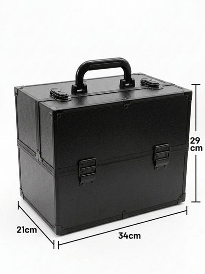 Geanta Mare Cosmetice cu Organizator, Model Extensibil - Matte Edition