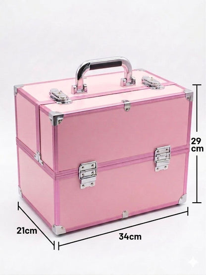 Geanta Mare Cosmetice cu Organizator, Model Extensibil - Matte Edition