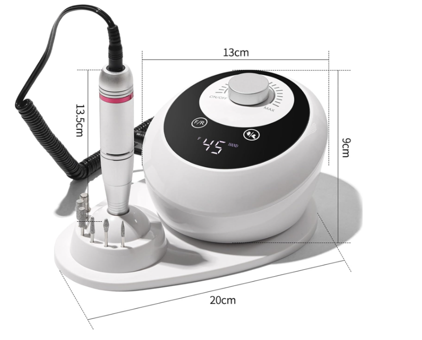 Freza Profesionala ZG-205 – 45.000 RPM, Stationara cu Pedala si Suport Bituri, 30W