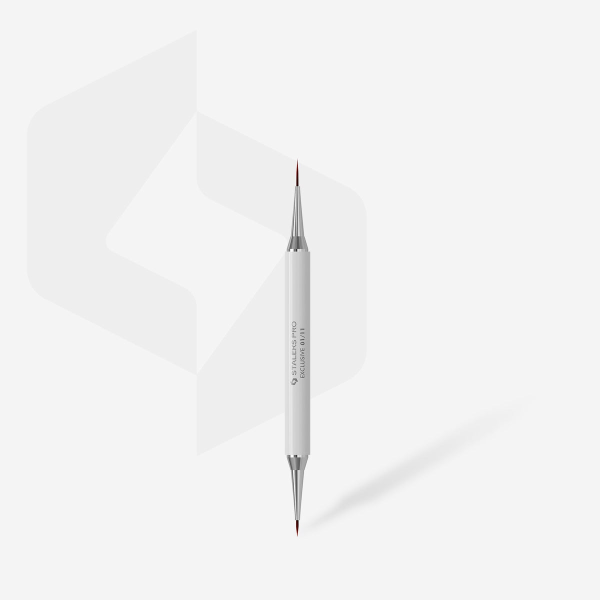 Pensula Dubla Liner Nail Art STALEKS EXCLUSIVE 01/11, 7 mm si 12 mm, NBX-01/11