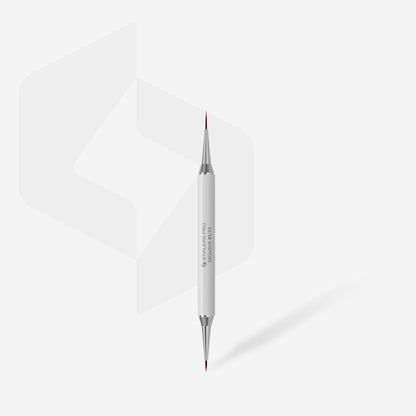 Pensula Dubla Liner Nail Art STALEKS EXCLUSIVE 01/11, 7 mm si 12 mm, NBX-01/11
