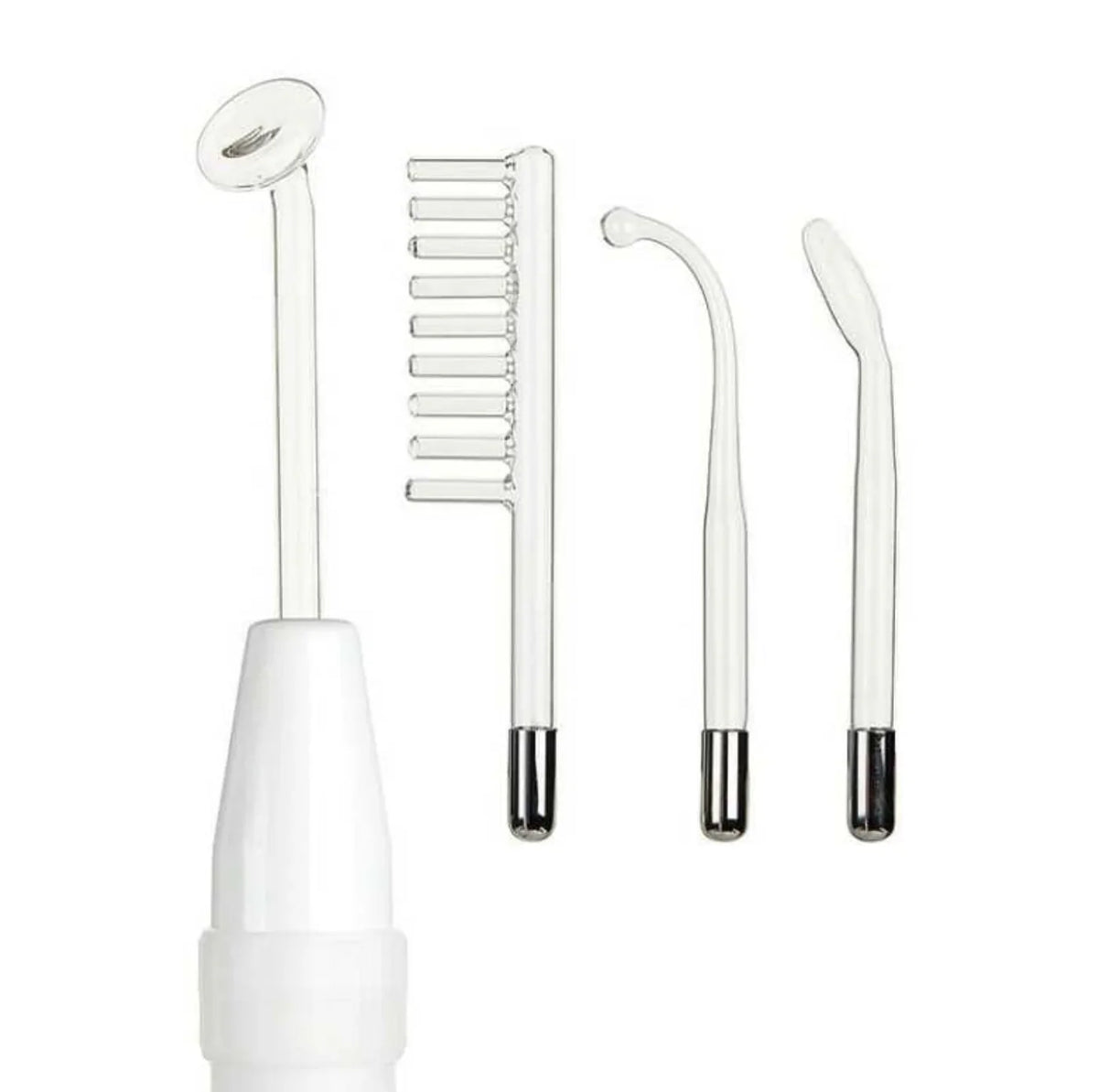 Electroderm portabil cu set de electrozi universali din sticla pentru tratamente cosmetice profesionale, revitalizarea p