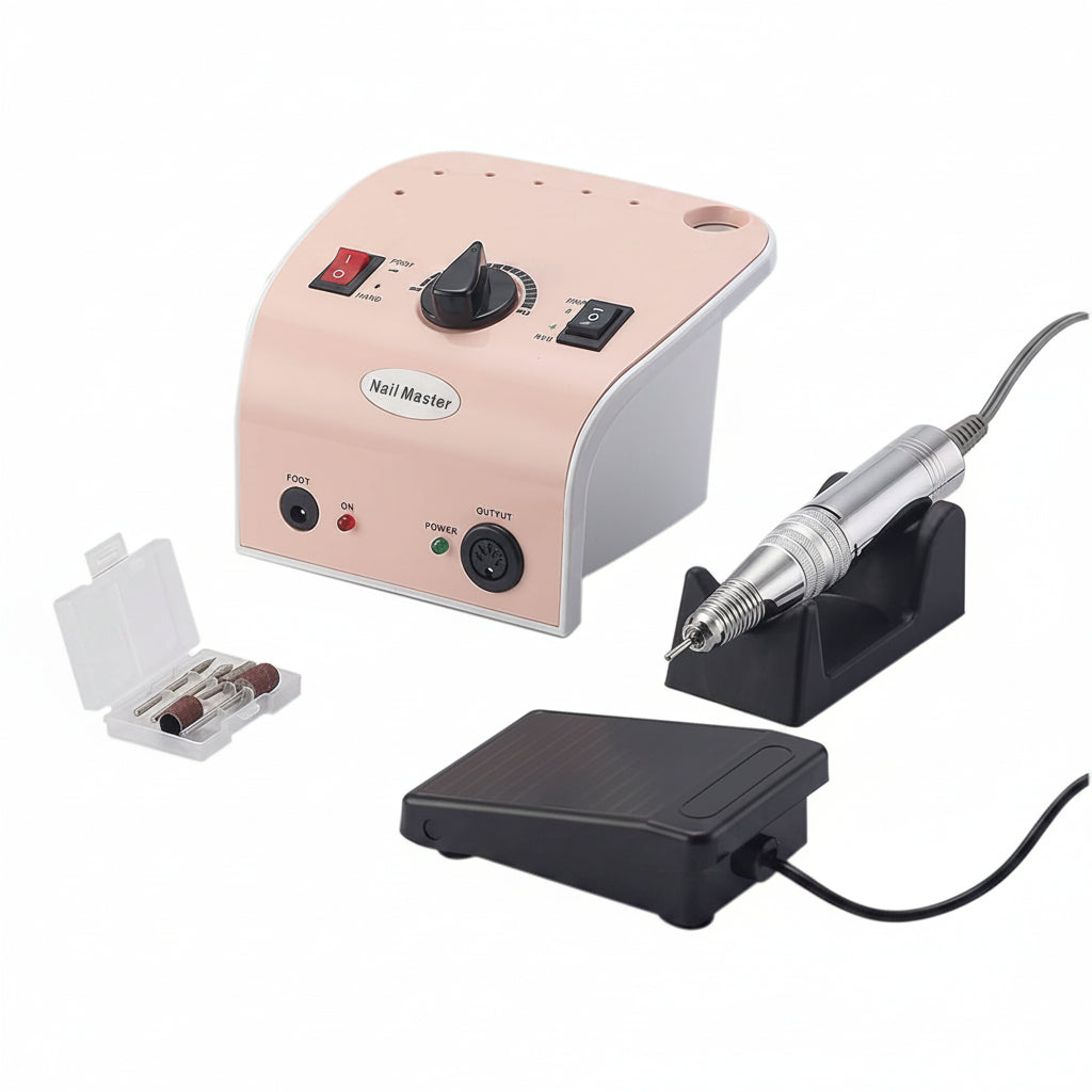 Freza electrica profesionala JMD-304 cu pedala de control, 35000 rotatii pe minut, aparat pentru manichiura si pedichiur