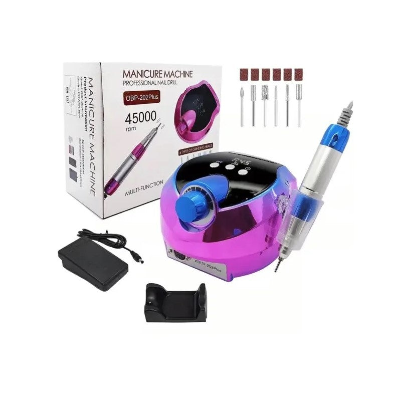 Freza Unghii 202 digital, 45.000 RPM, 80W - Profesionala