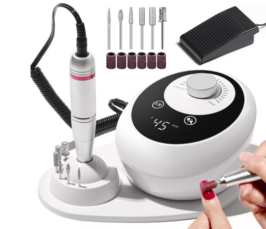 Freza Profesionala ZG-205 – 45.000 RPM, Stationara cu Pedala si Suport Bituri